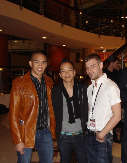 Robin Yap Young, Project Runway's Sunny Fong and Jason Milot Photo